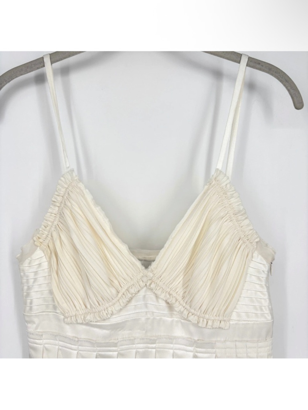 3.1 Phillip Lim Ivory and Cream Mixed-Texture Midi Dress - Picture 12 of 16